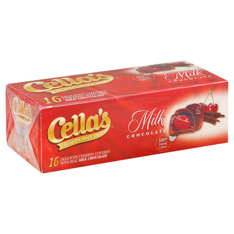 Chocolate Covered Cherries 8 Oz (Case Of 12) by Cella's