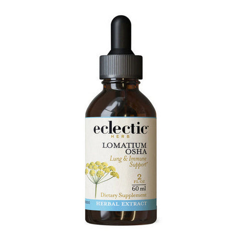 Eclectic Herb, Lomatium - Osha, 2 Oz with Alcohol Eclectic Herb
