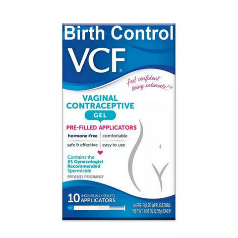 Vcf, Vaginal Contraceptive Gel Pre-Filled Applicators, 10 Count Vcf