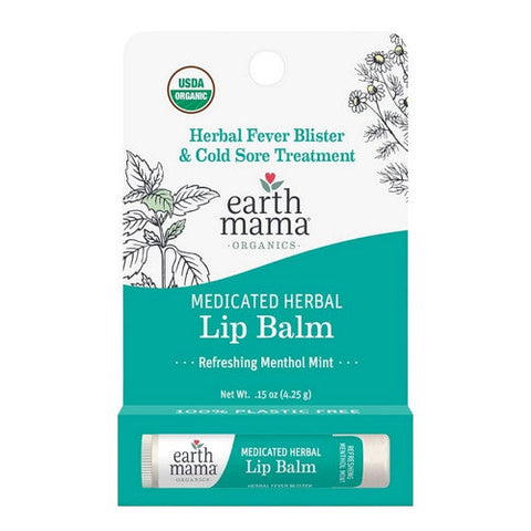 Earth Mama Angel Baby, Medicated Herbal Lip Balm, 0.15 Oz Earth Mama Angel Baby