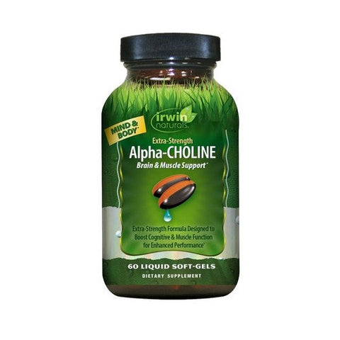 Irwin Naturals, Extra Strength Alpha Choline Brain And Muscle Support, 60 Count Irwin Naturals