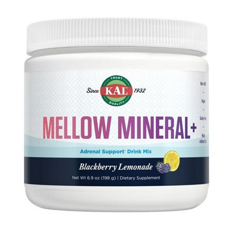 Kal, Mellow Mineral Plus Powder Drink Mix Blackberry Lemonade, 6.9 Oz Kal