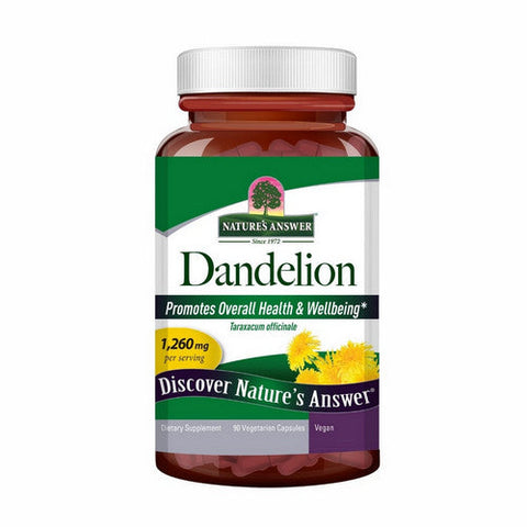 Nature's Answer, Dandelion, 1260 Mg, 90 Veg Caps Nature's Answer