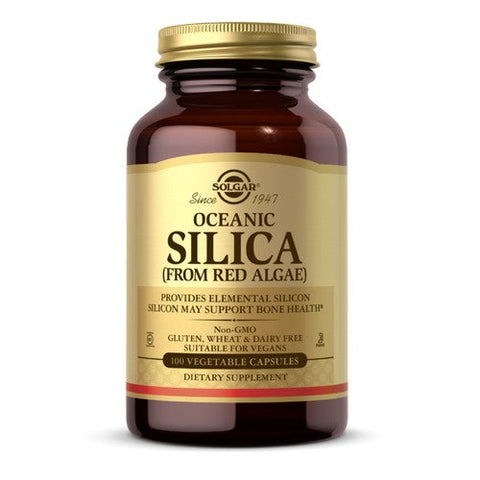 Solgar, Oceanic Silica From Red Algae, 25 mg, 100 Veg Caps Solgar