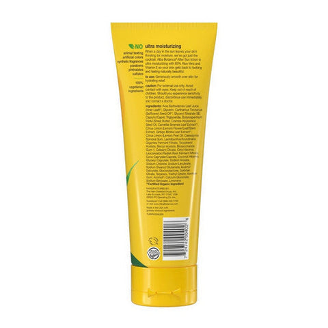 Alba Botanica, After Sun Lotion 85% Aloe Vera, 8 Oz Alba Botanica