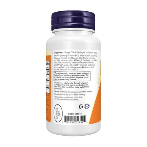 Now Foods, Evening Primrose Oil, 500 Mg, 100 Softgels Now Foods