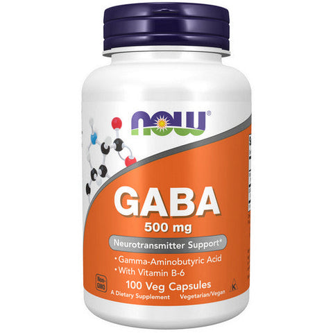Now Foods, Gaba, 500 mg, 100 Caps Now Foods