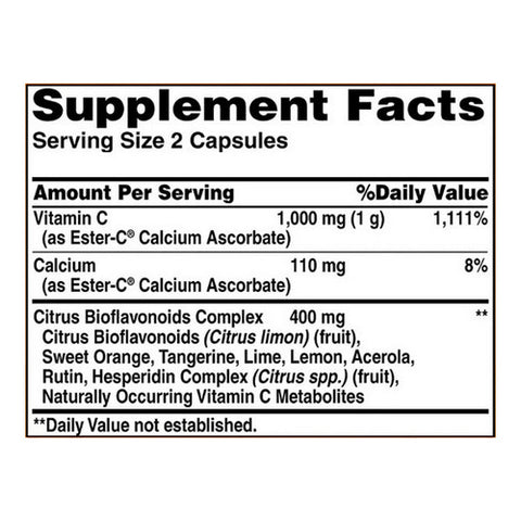 American Health, Ester-c With Citrus Bioflavonoids, 500 mg, 240 Caps American Health