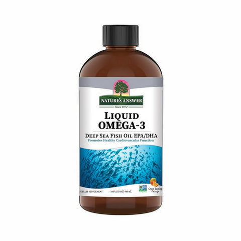 Nature's Answer, Liquid Omega 3, Natural Orange Flavor, 16 Oz Nature's Answer