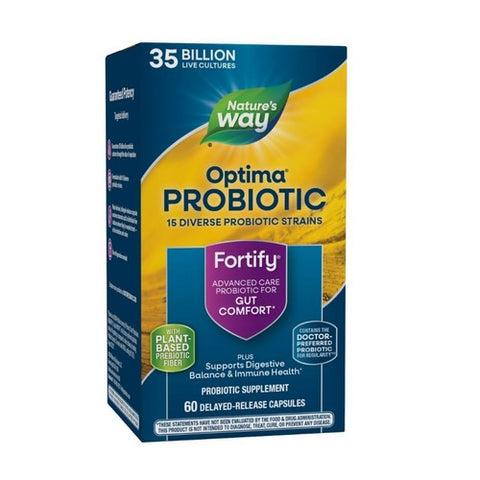 Fortify Optima 35 Billion Probiotic 60 Caps by Nature's Way