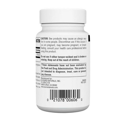 Source Naturals, Propolis, 500 MG, 60 Caps Source Naturals