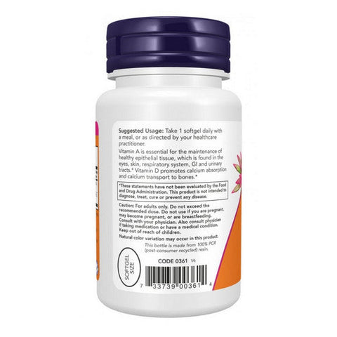 Now Foods, Ultra A & D3, 100 Softgels Now Foods