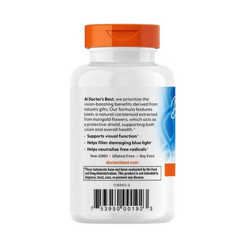 Doctors Best, Lutein, 20 Mg, 60 Softgels Doctors Best
