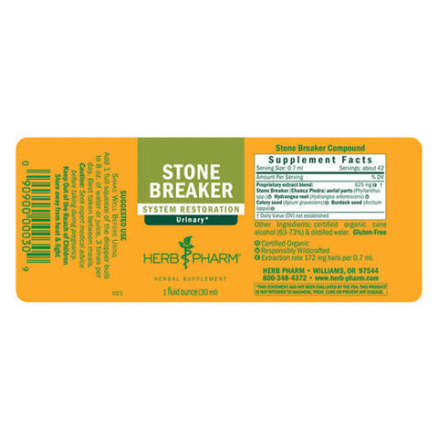 Herb Pharm, Stone Breaker Compound, 1 OZ Herb Pharm