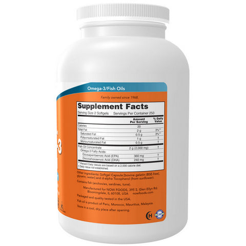Now Foods, Omega-3, 500 Softgels Now Foods