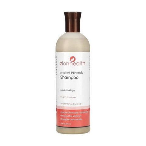 Zion Health, Adama Ancient Minerals Peach Jasmine Shampoo, 16 Oz Zion Health