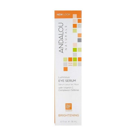 Andalou Naturals, Luminous Eye Serum Brightening, 0.6 oz Andalou Naturals