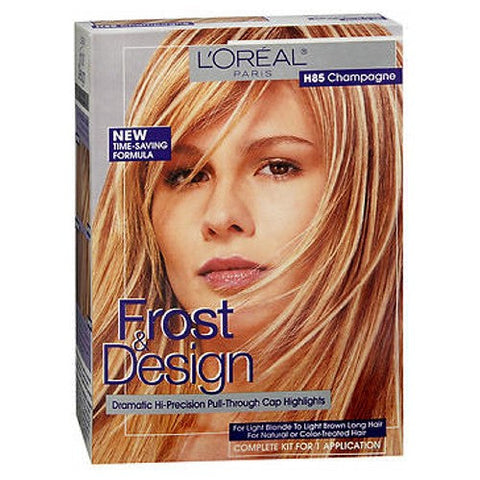 L'oreal, Paris Frost And Design Hair Color Cream Champagne, 1 Each L'oreal