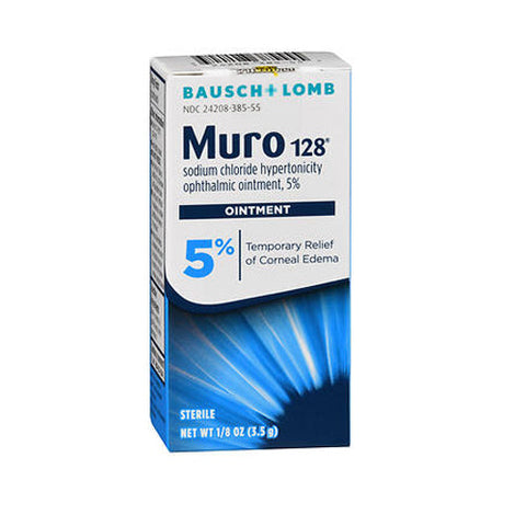 Bausch + Lomb, Bausch and Lomb Muro 128 5% Ointment, 0.12 oz Bausch + Lomb
