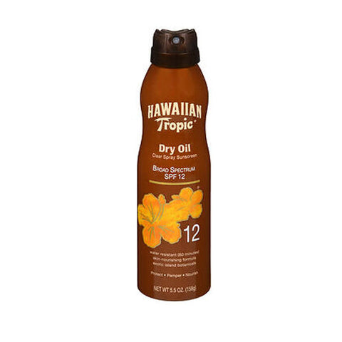 Hawaiian Tropic, Dry Oil Continuous Spray, 6 oz Hawaiian Tropic