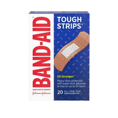 Band-Aid, Tough-Strips Bandages All One Size, 20 ct Band-Aid